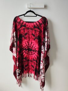 Lightweight Summer Poncho – Tie Dye